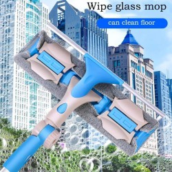 سحاب زجاج مع موب للتنظيف متحرك
