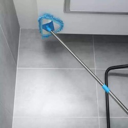 ممسحة ثلاثي هرمي مع عصاء استيل قابل للطي ممسحة ثلاثي هرمي مع عصاء استيل قابل للطي