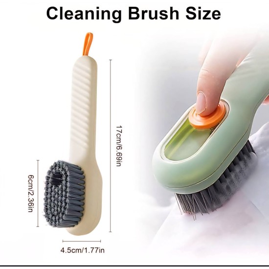 فرشاة تنظيف بخزان للصابون 