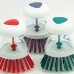 فرشاة صحون مع الخزان