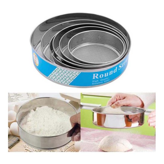 طقم مناخل استيل *6 حبة