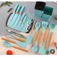 طقم ملاعق سليكون 19 قطعة