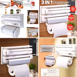 استاند حامل مناديل وقصدير ونايلون - ثلاثي استاند حامل مناديل وقصدير ونايلون - ثلاثي