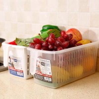 شلف ثلاجة للفواكة بلاستيك شفاف بيد