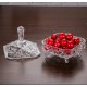 سكرية وعلبة حلويات زجاج 16 سم مع غطاء سكرية وعلبة حلويات زجاج 16 سم مع غطاء