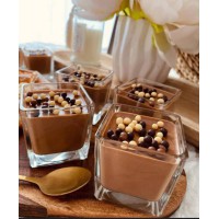 مطيبة حلا زجاج مربع مع قاعدة 8*8سم مطيبة حلا زجاج مربع مع قاعدة 8*8سم