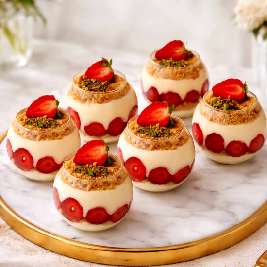 طقم مطايب حلا كروي مدور