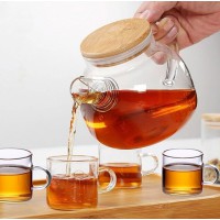 كتلي زجاج حراري مع 6 أكواب