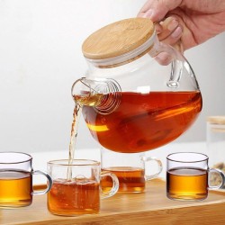 كتلي زجاج حراري مع 6 أكواب كتلي زجاج حراري مع 6 أكواب