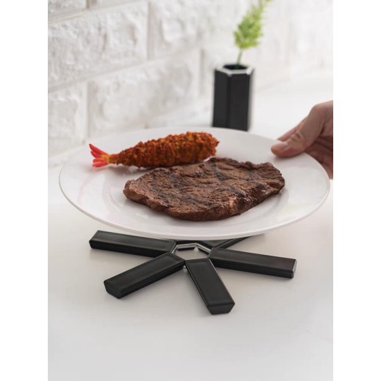 حامل وعاء حراري بلاستيك قابل للطي