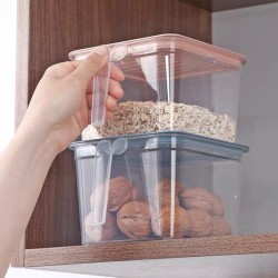 علبة حافظة شفاف مع الغطاء بيد علبة حافظة شفاف مع الغطاء بيد