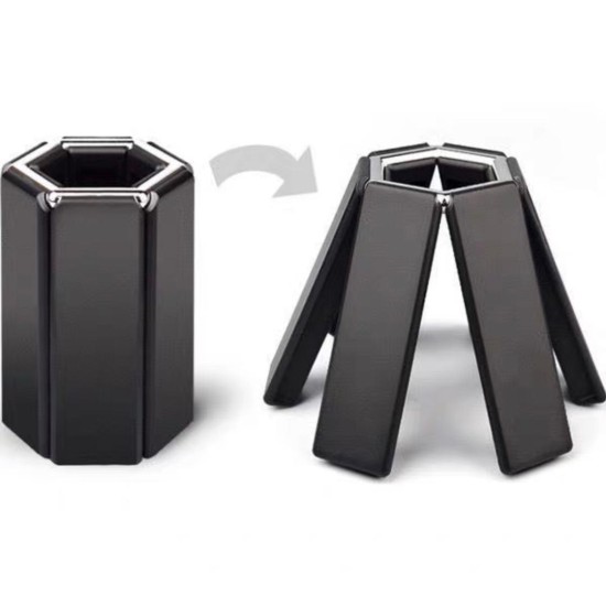 حامل وعاء حراري بلاستيك قابل للطي