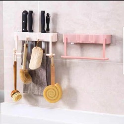 شماعة ادوات المطبخ مع تعليقة مناشف شماعة ادوات المطبخ مع تعليقة مناشف