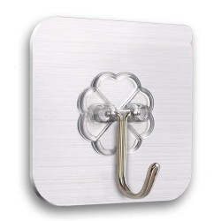 معلق لاصق شفاف قوي هوك حديد