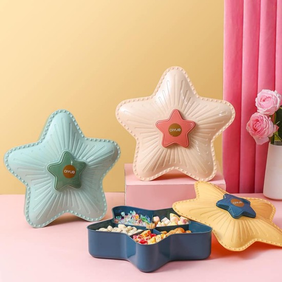 صحون حلويات مغطى شكل نجمه