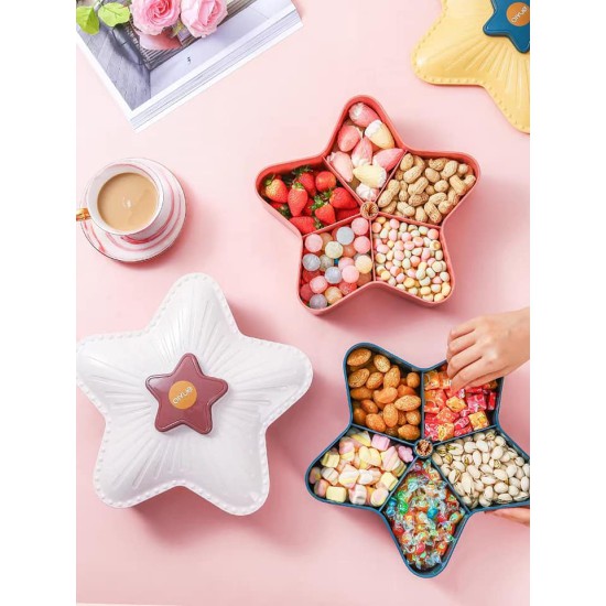 صحون حلويات مغطى شكل نجمه