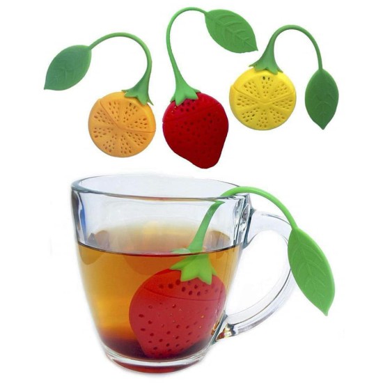 صفاية اعشاب سليكون فراولة وليمون