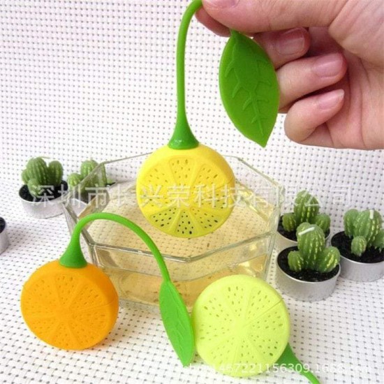 صفاية اعشاب سليكون فراولة وليمون